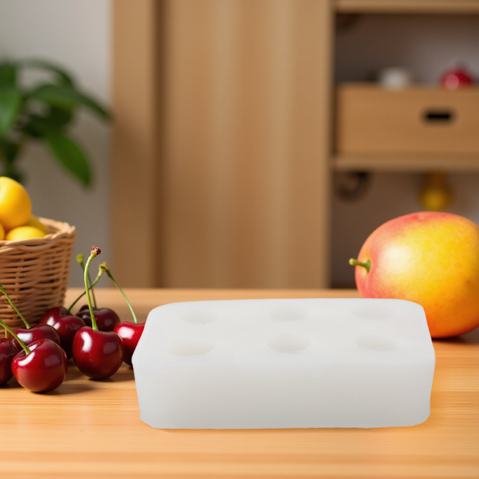 Silicone Mold Tray - Mini-kersensiliconenmal 3D fruitvorm antiaanbak chocolade snoepmal