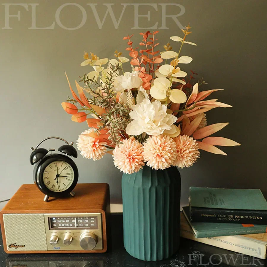 Dried Flower Bulk - @@Paardebloembloemboeket Kunstbloem Simulatie Gedroogde bloem Woondecoratie