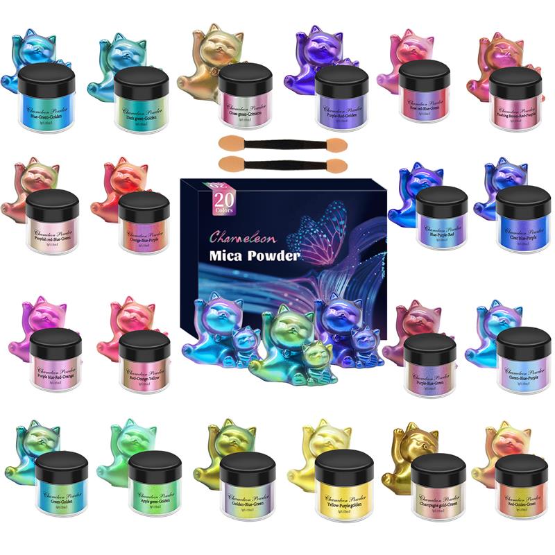 Epoxy Uv Resin Kit - 10/20 Kleuren Set Hars Kleur Veranderende