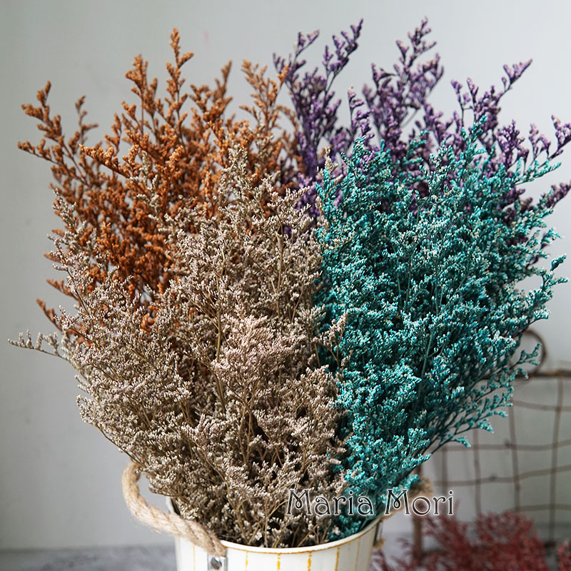 Dried Flower Bulk - 70g/geconserveerd Valentijnsgras Limonium Bloem Liefdesgras voor