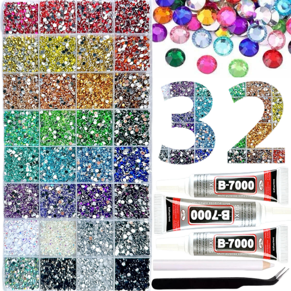 1 doosje Hot Selling Kleurrijk - Resin Crafts recensie en prijs