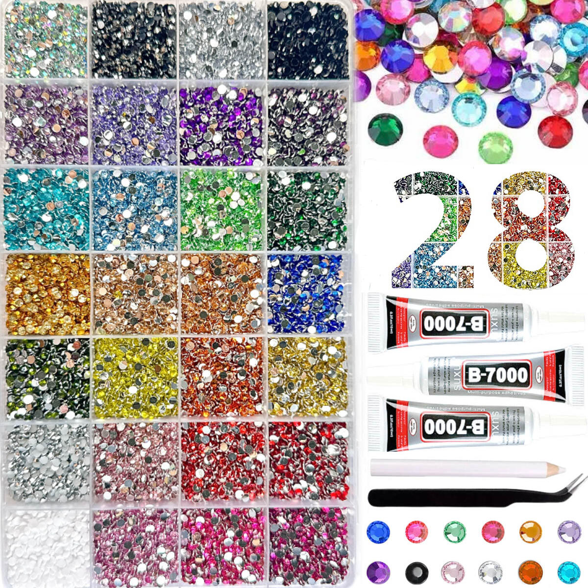 1 doosje Hot Selling Kleurrijk - Resin Crafts recensie en prijs