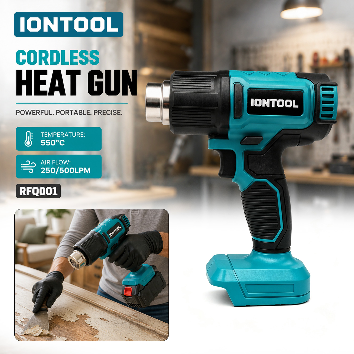 IONTOOL Draadloze Heteluchtpis - Heat Gun Small recensie en prijs
