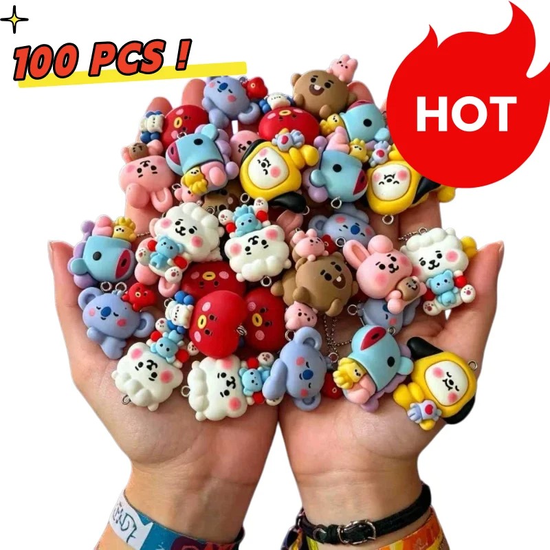 7 stks BT21 Hars Cartoon Charm - Resin Crafts recensie en prijs